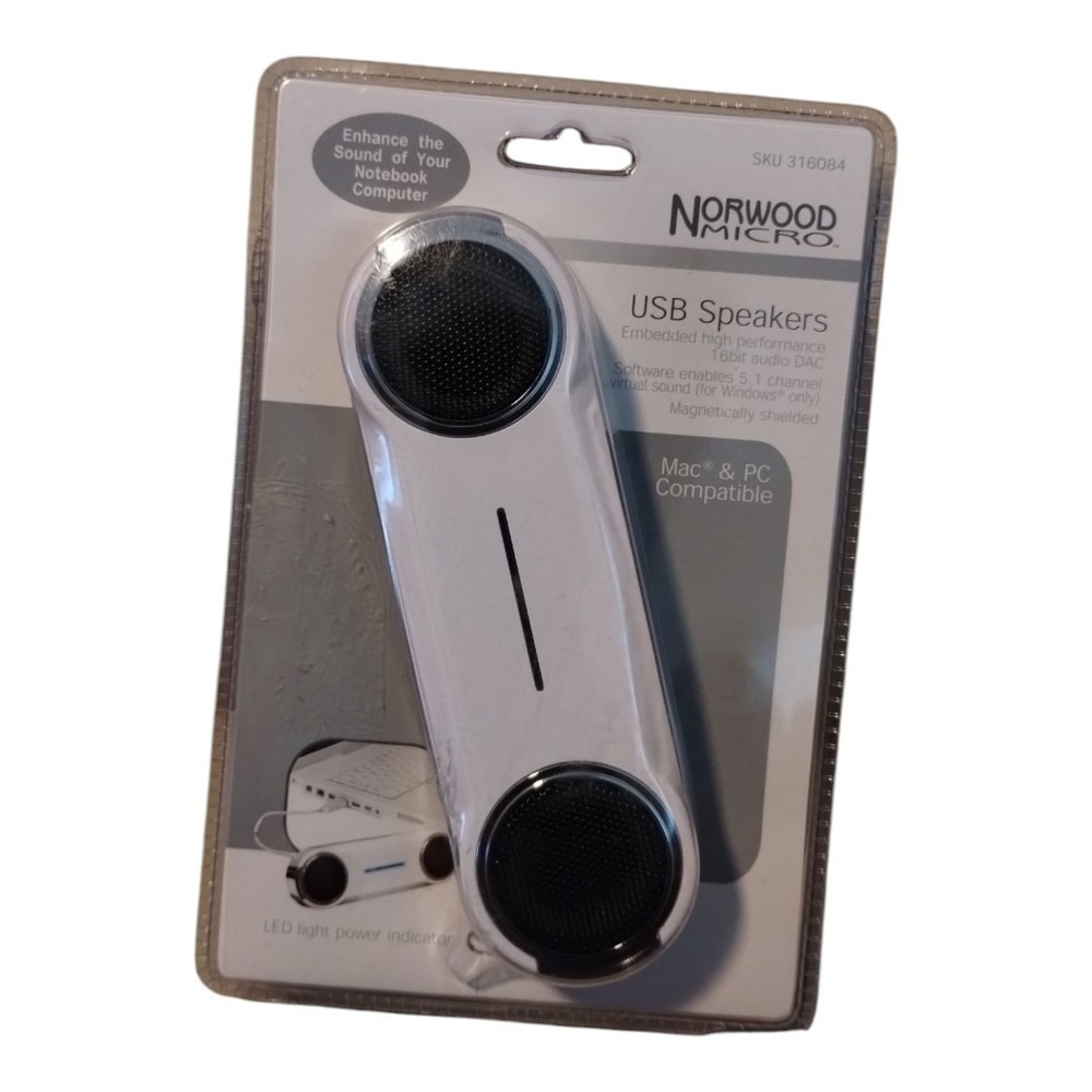 Norwood Micro USB Speaker Embedded‎ High Performance 16bit Audio Dac Mac & PC